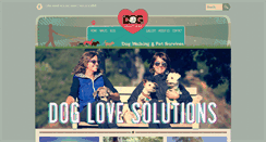 Desktop Screenshot of doglovesolutions.com