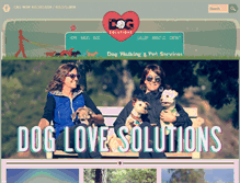 Tablet Screenshot of doglovesolutions.com